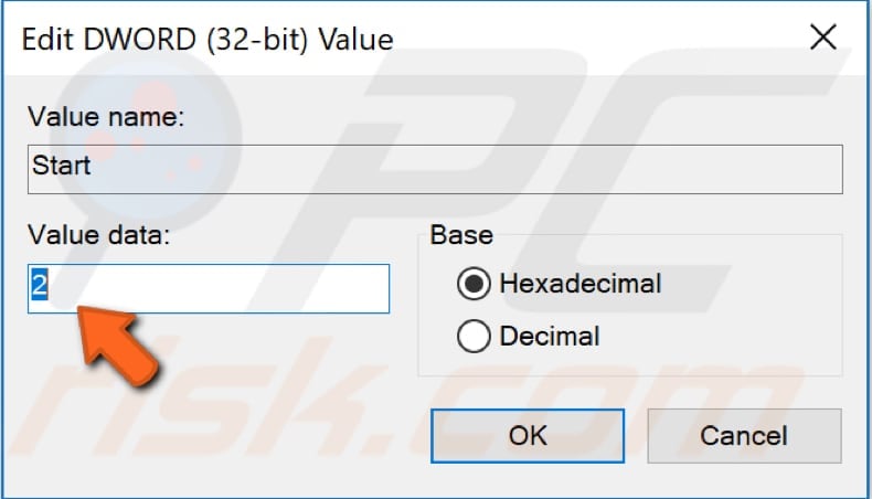 edit windows registry step 3