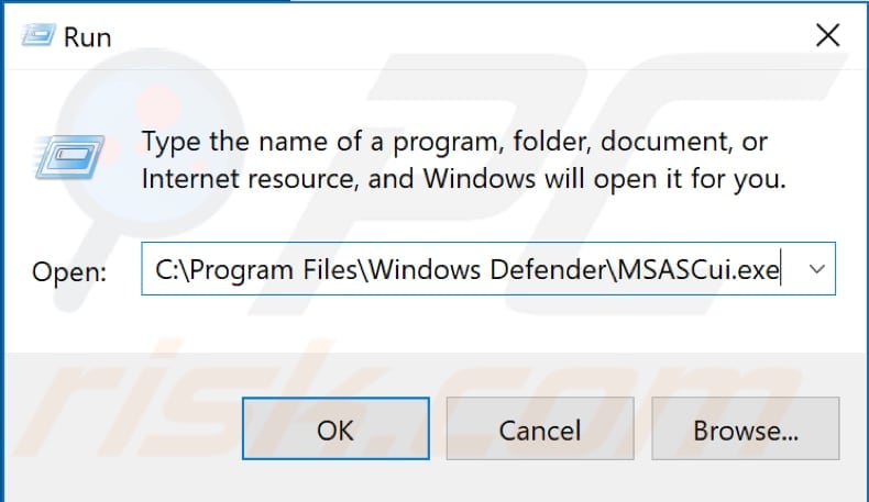scan your system for malware step 2