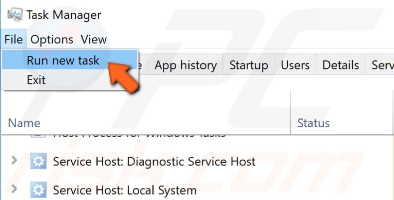 check your disk for errors step 1-2