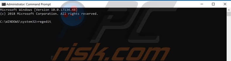 edit windows registry step 1