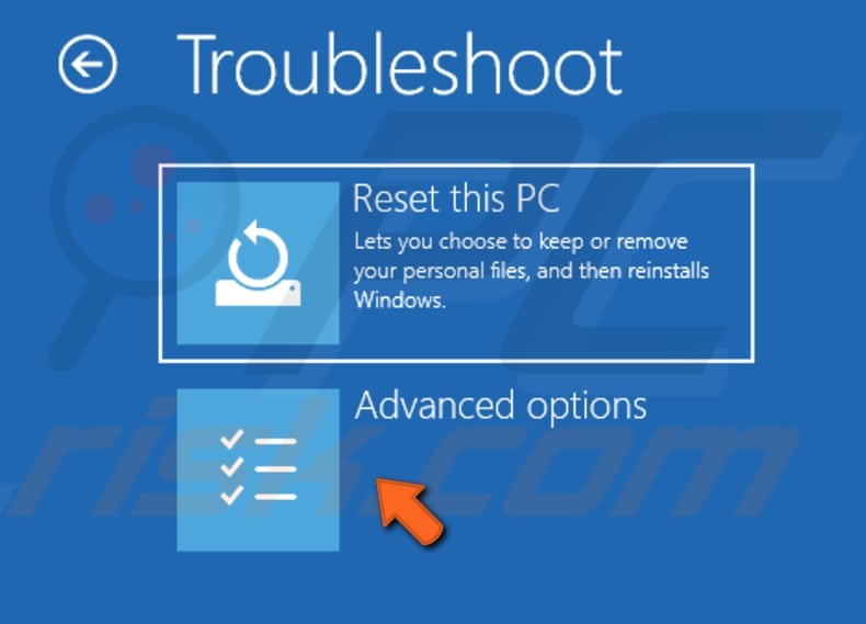 run automatic/startup repair step 2