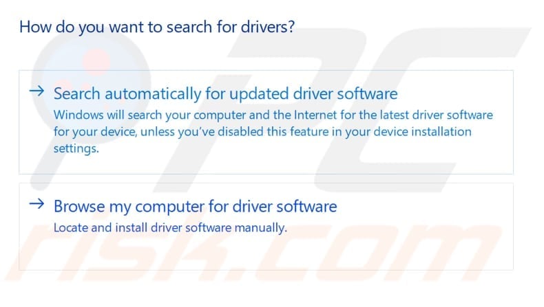 update drivers step 3