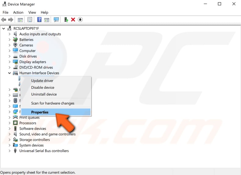roll back Wacom tablet drivers step 2