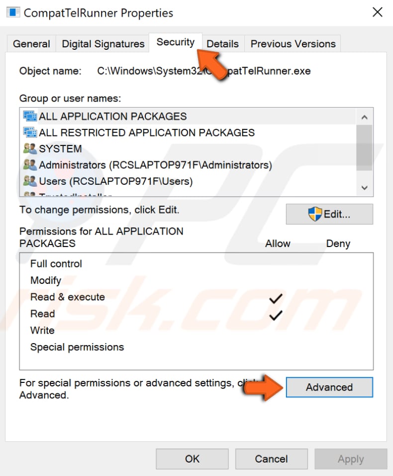 how to delete compattelrunner step 2