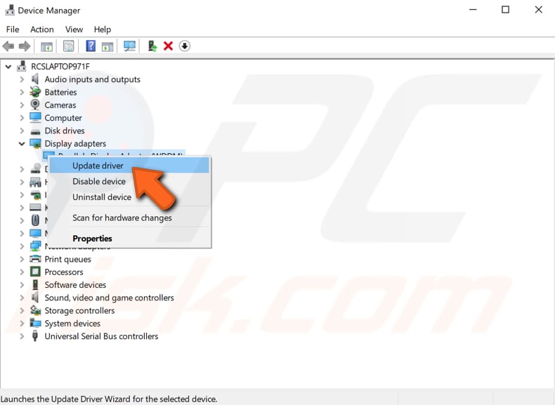 update your drivers step 2