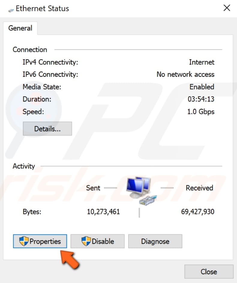 Enable IPv6 step 3