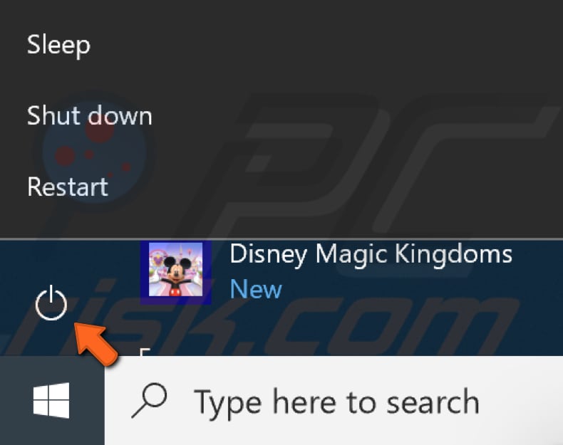 shut down your computer using shift key