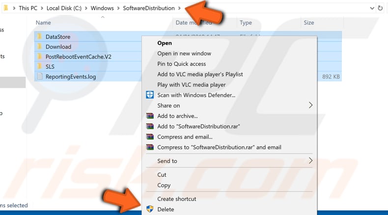 restart windows update service step 6