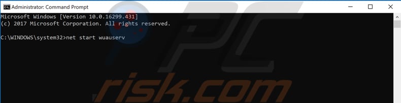 restart windows update service step 8