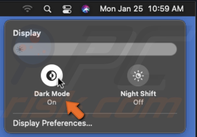 Enable Dark Mode