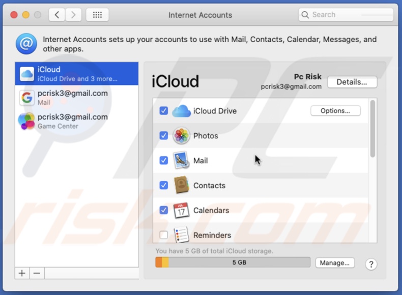 Select apps to link with your email