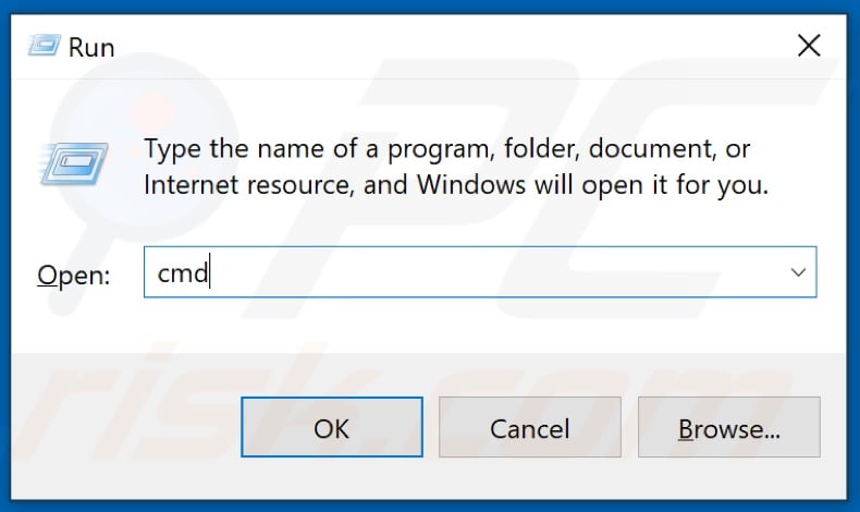 Type in CMD and open command prompt in elevated mode