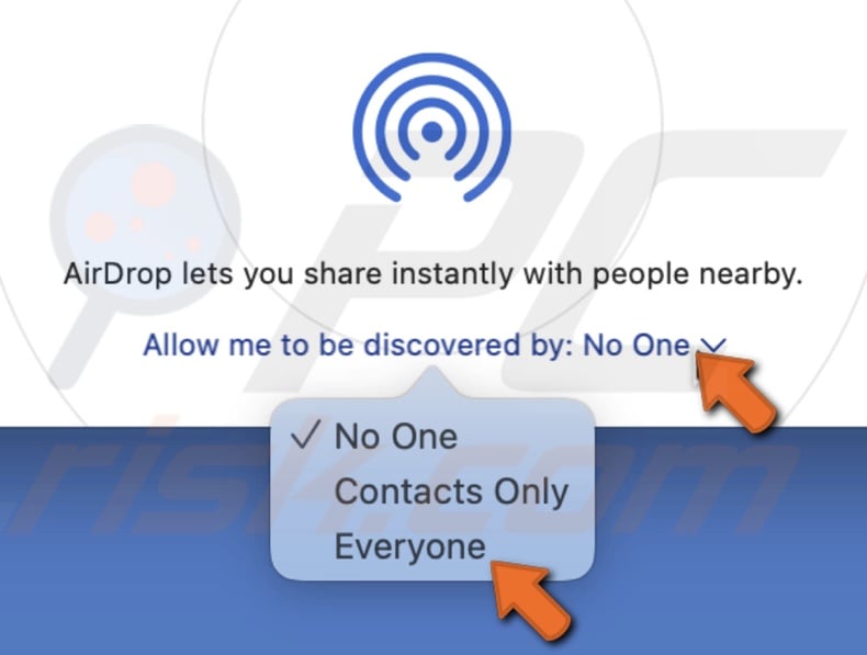 Select visible to Everyone