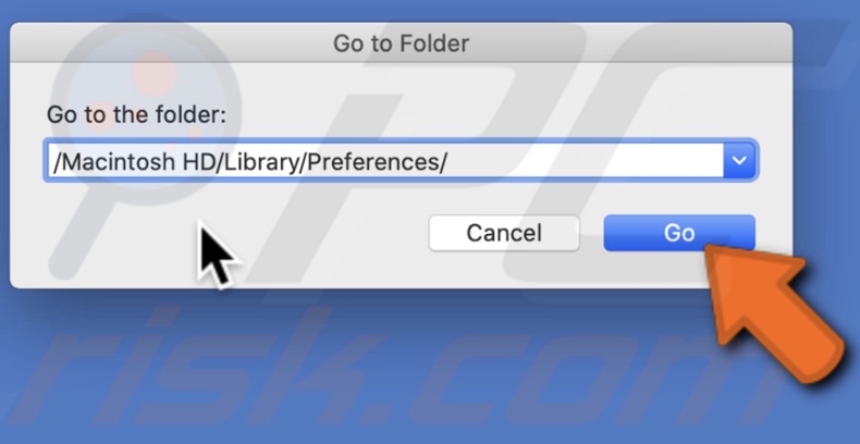 Go to Macintosh HD Peferences