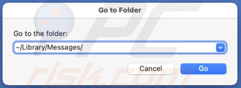 Go to Messages app folder