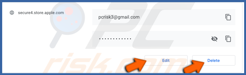 Edit passwords in chrome on Mac