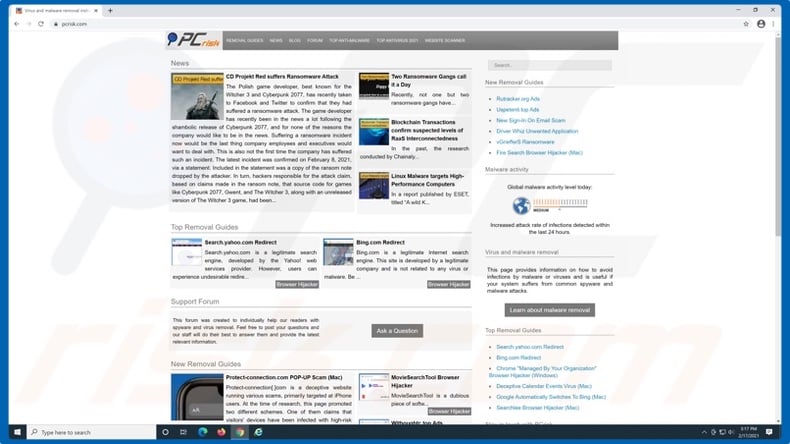 Press the F11 key to enter full-screen mode in Chrome
