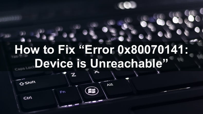 Error 0x80070141