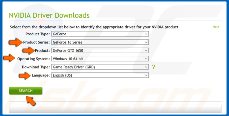 Choose GPU model and series
