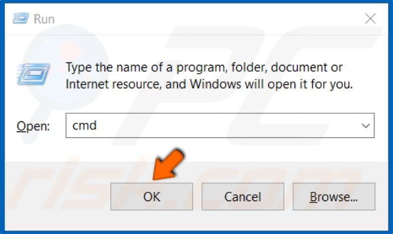 Type in CMD in Run and open elevated Command prompt