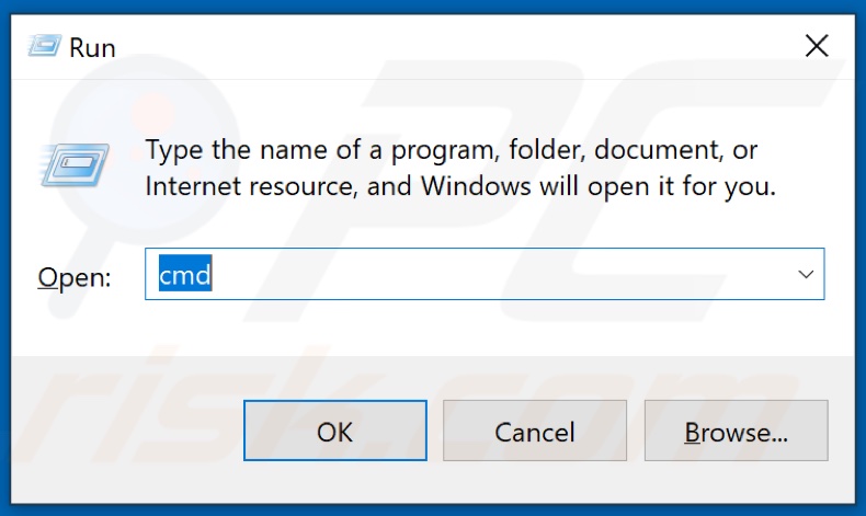 Enter CMD and hold down Shift+Ctrl+Enter keys