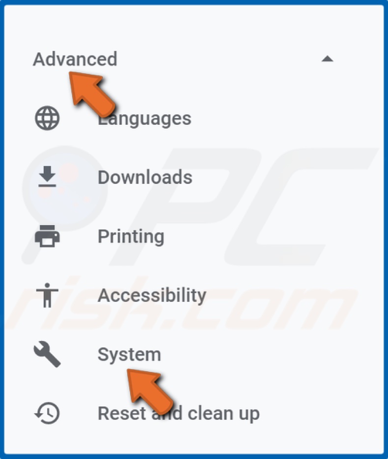 Click Advanced and click System