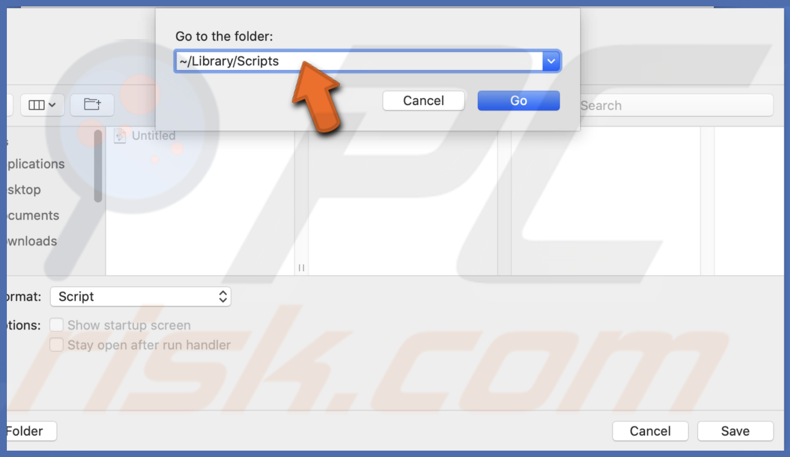 Save script in Library Scripts