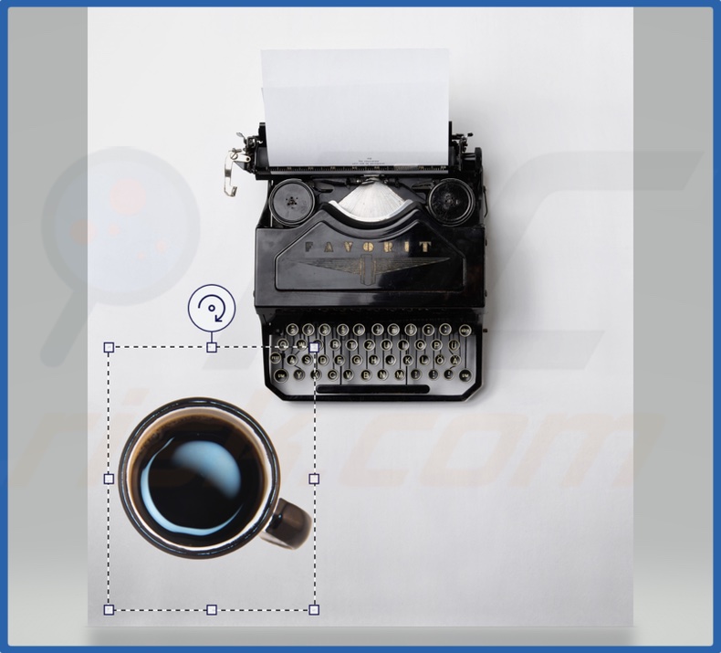 resize and move the pasted object