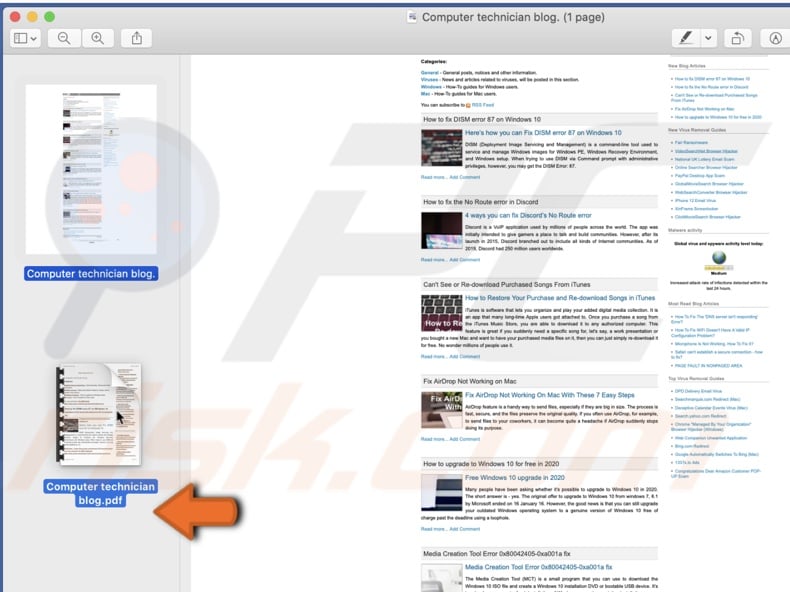 Drag PDf file to an opened PDF