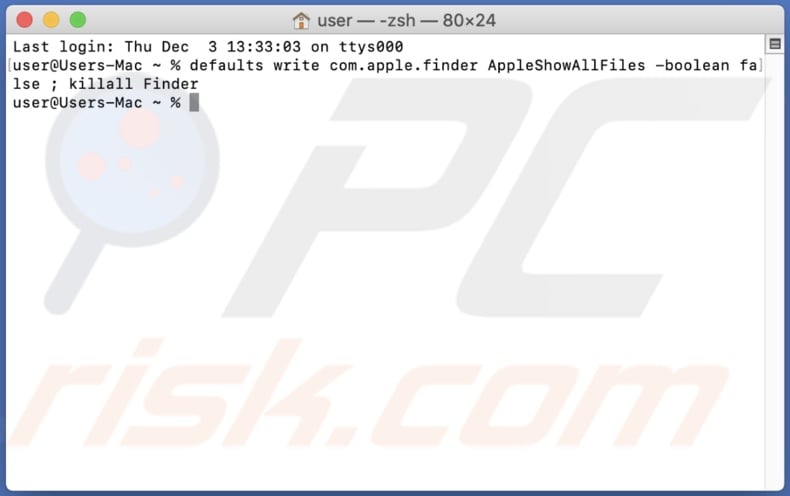 Hide all hidden folders