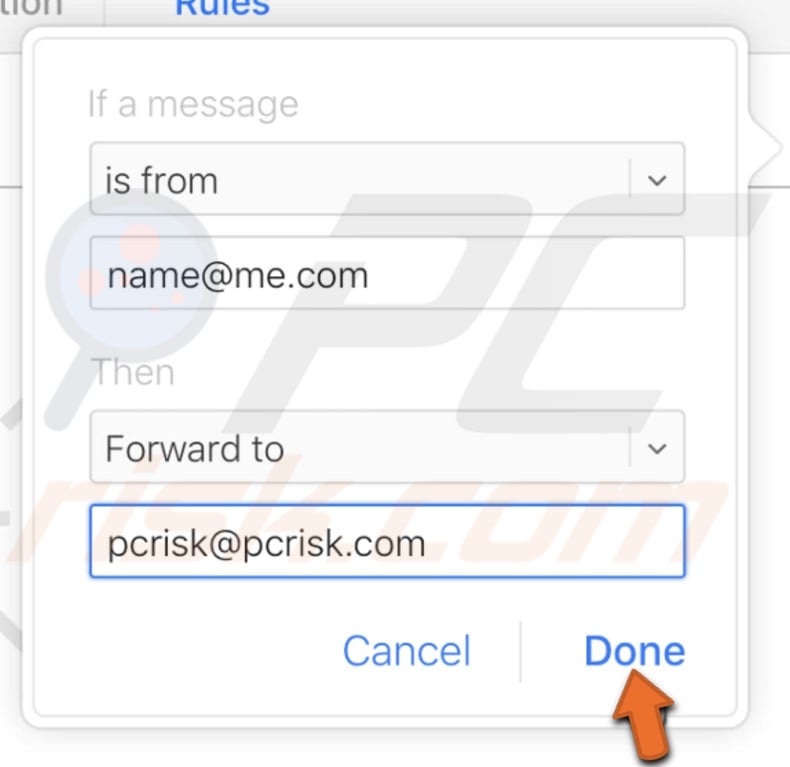 Create a forwarding rule