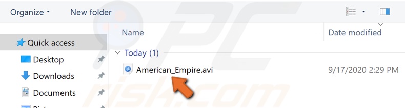 Select the torrent file for qBittorrent