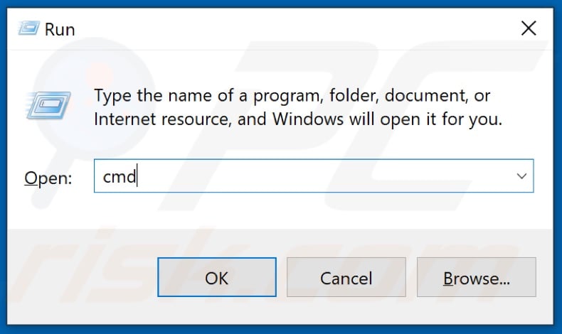 Enter CMD to open elevated command prompt