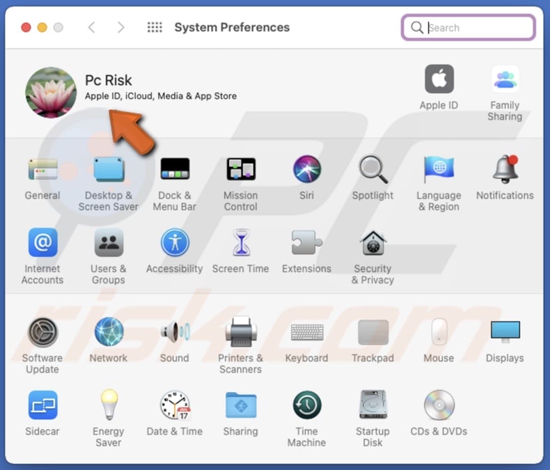 Check Apple ID account