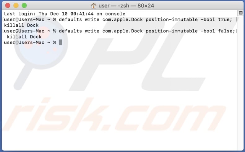Enable poition change