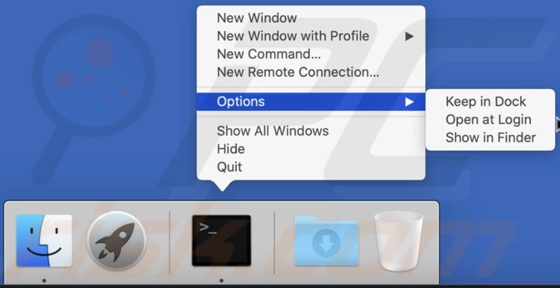 Can't remove items from Dock