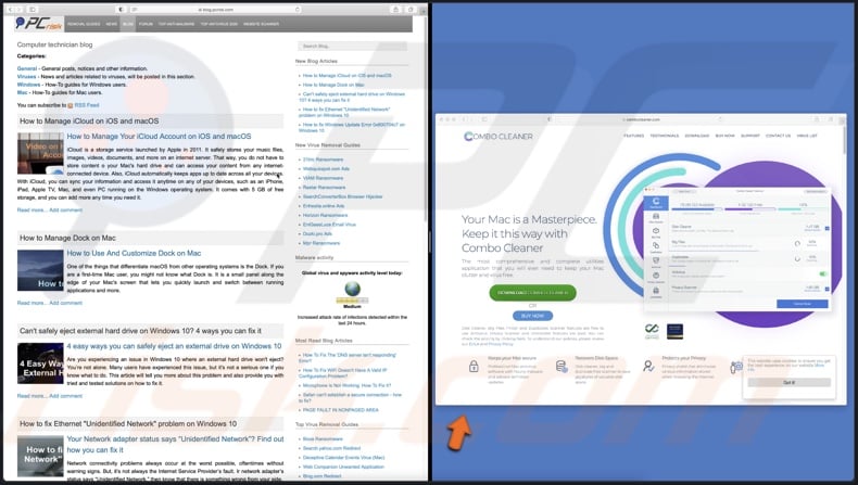 Choose a second window