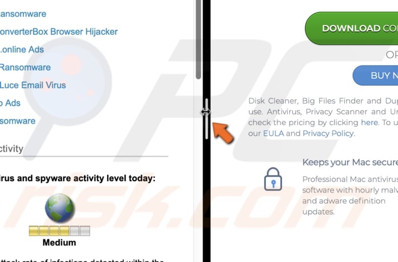 Move partition to resize windows