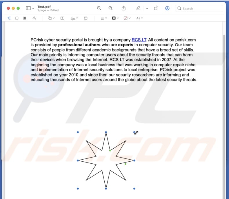 Resize shape in Preview