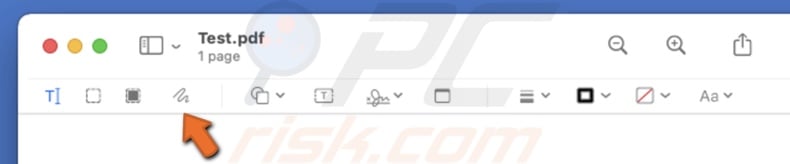 Select Sketch tool in Preview