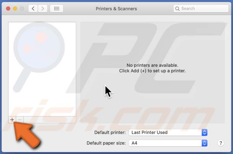 Add printer to the list