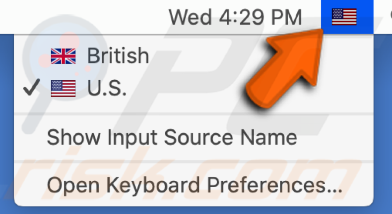 Change language on Mac