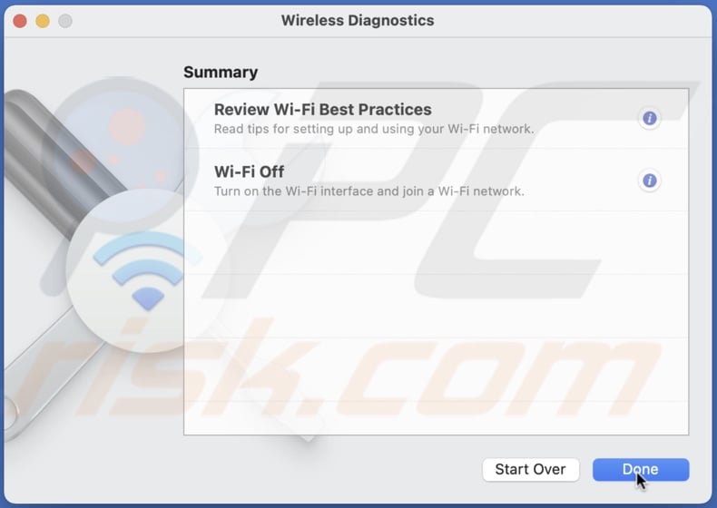 Follow advised steps