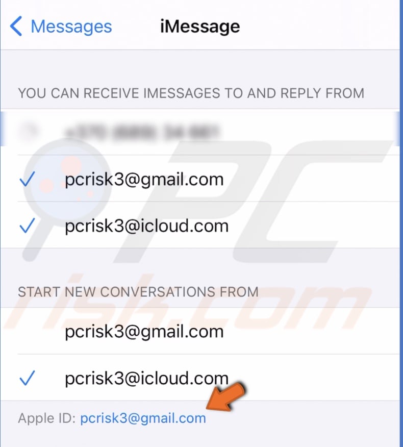 Tap on Your Apple ID