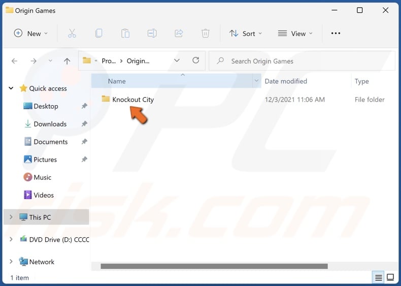 Access the location of the game experiencing the error