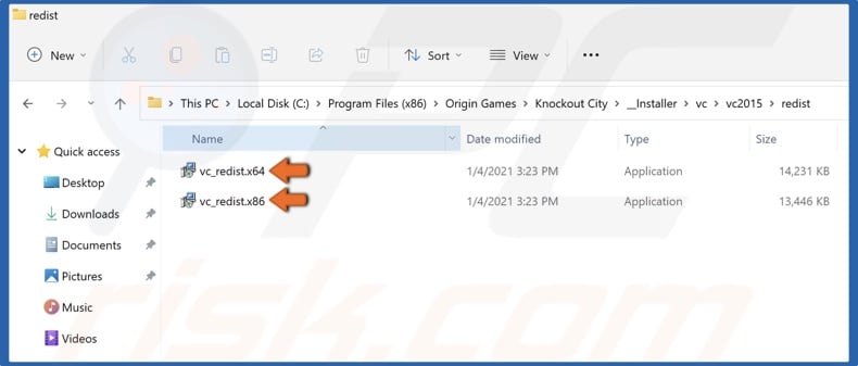 run vc_redist.x64.exe and vc_redist.x86.exe