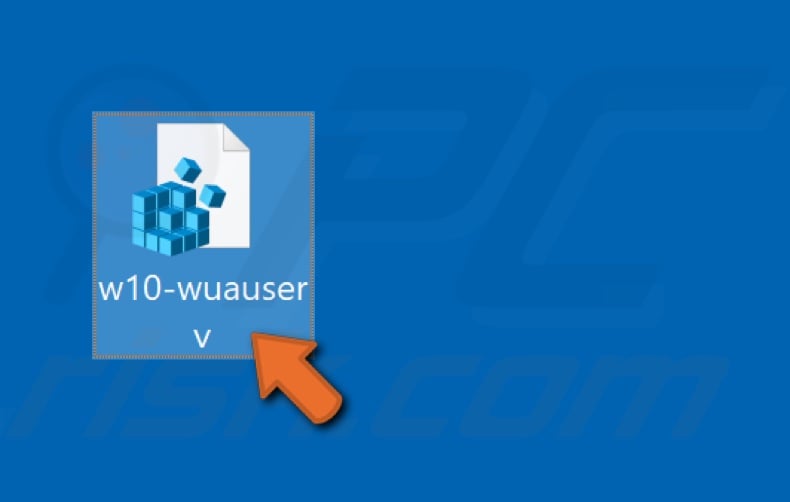 Open the w10-wuauserv.reg file