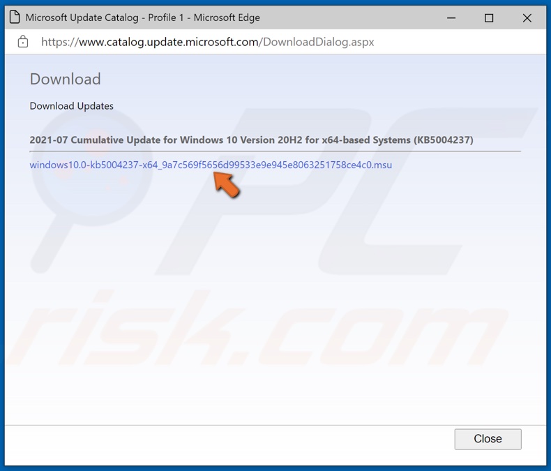 Click the download link