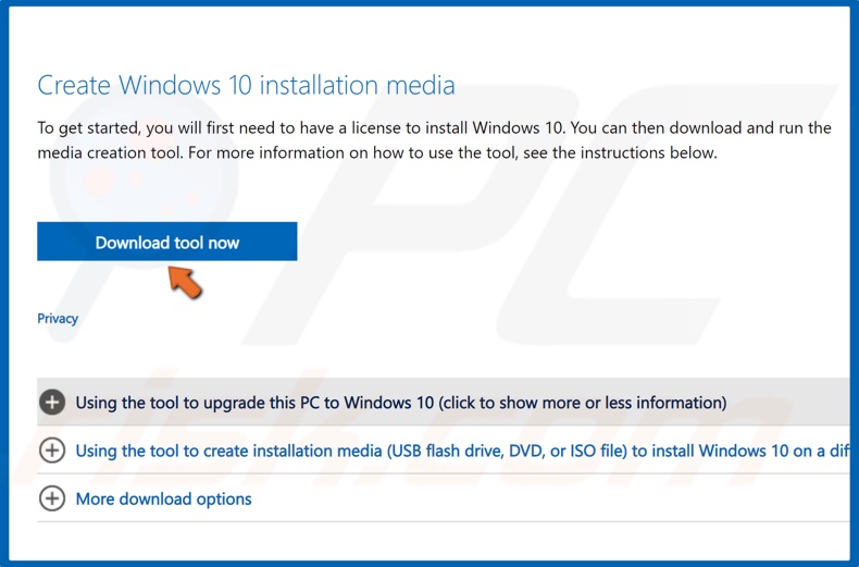 Click the Download tool now button