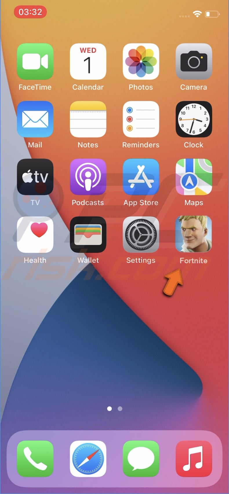 Play Fortnite on iOS